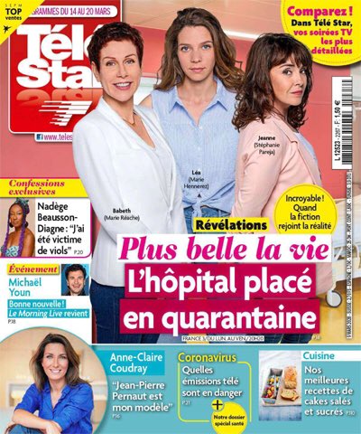 En kiosque aujourd’hui !😉
.
.
@ReacheMarie 
@mariehennerez
<a href="/PBLVofficiel/">Plus belle la vie, encore plus belle</a>