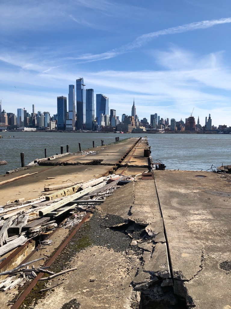 Lovely day in New York. Manhattan, from Hoboken