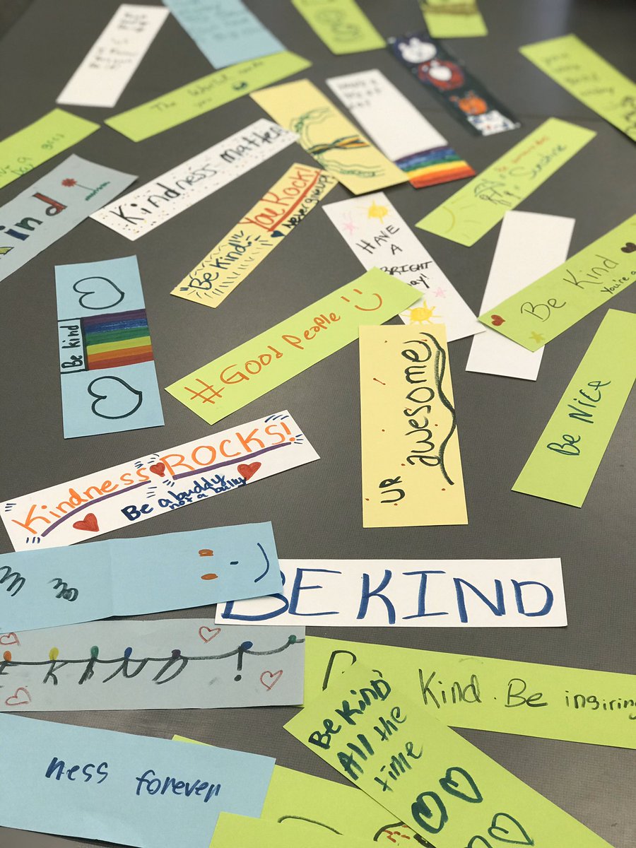Our students made kindness bookmarks to secretly be placed into some popular books. Kindness matters at CCS!