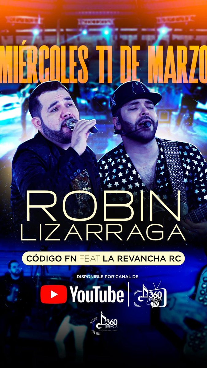 CodigoFN's tweet photo. Este miércoles se lanza el corrido de Robin Lizárraga a dueto con nuestros amigos La Revancha #EnCodigo https://t.co/oMp1l2uuY1