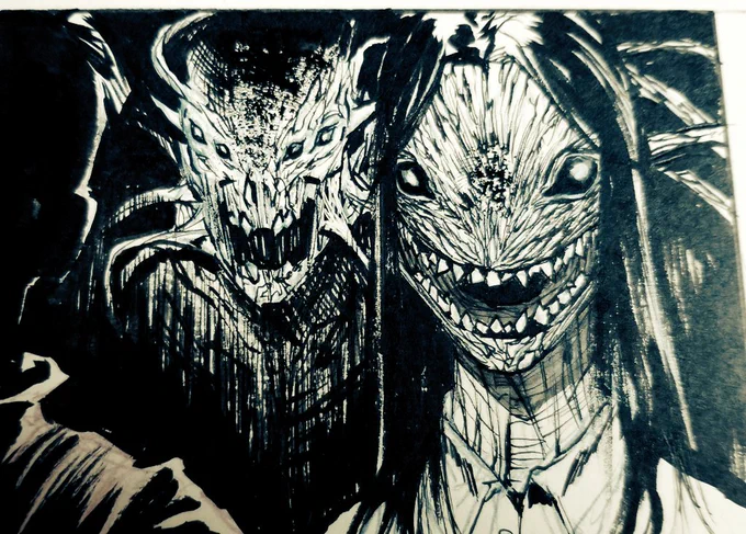 #MonsterMonday panel close up #wip #comics 