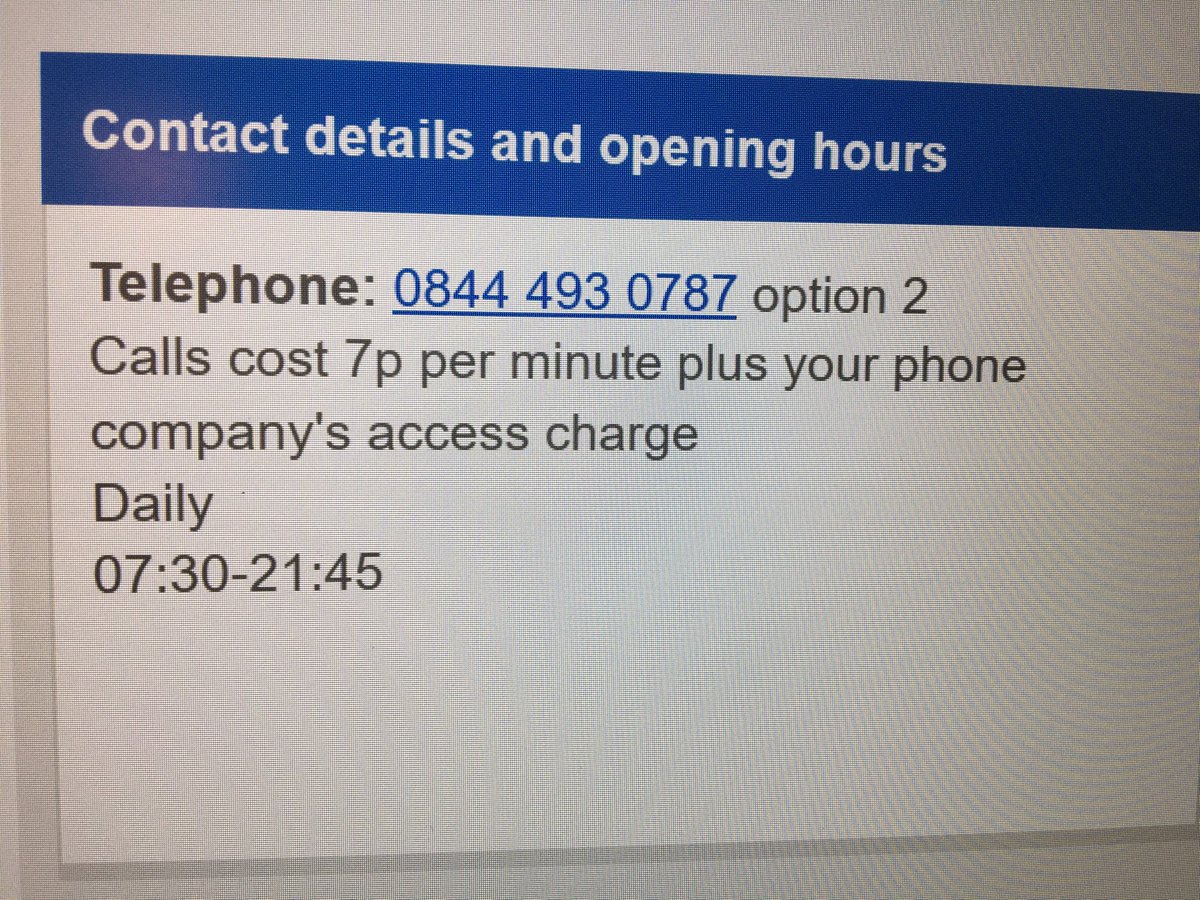 SoundSophie's tweet photo. Might want to change your website details ⁦@British_Airways⁩  - tried to call at 19:45 only to be told you are closed...? https://t.co/PGUu4cBDkX