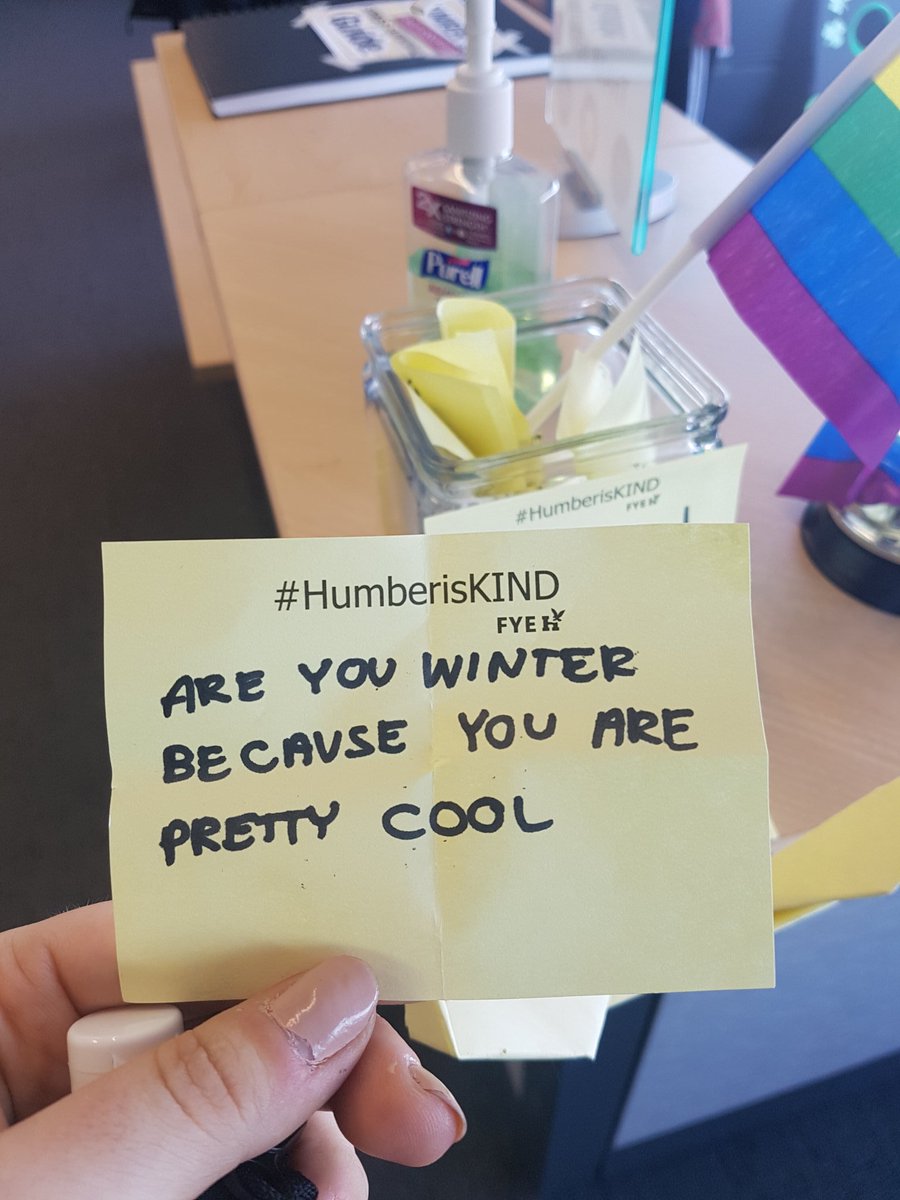 FeereCaitlin's tweet photo. Love this initiative (and the wittiness of the unknown authour). 
#HumberIsKIND @humbercollege @HumberLakeshore @HumberCollegeOV https://t.co/9t4taPc98q
