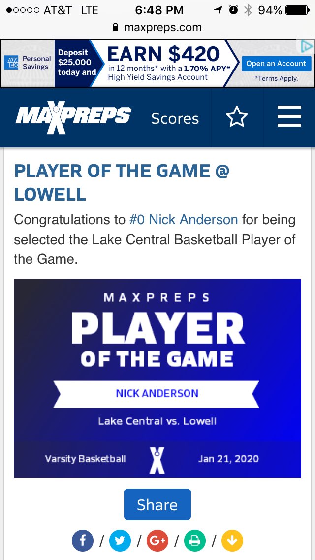 Just_Nichols21's tweet photo. @LCBoysHoops To go along with this absolutely amazing accomplishment @NickAnderson024 also had several of these @MaxPreps POG accolades... https://t.co/M2wLStVbV4
