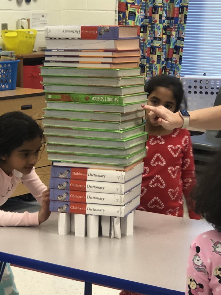 HessThirdGrade's tweet photo. Defying gravity with index cards! #rlcscienceclub @PtoRlc @RLCPrincipal @CrabbChristine https://t.co/DVg2WfoiIv