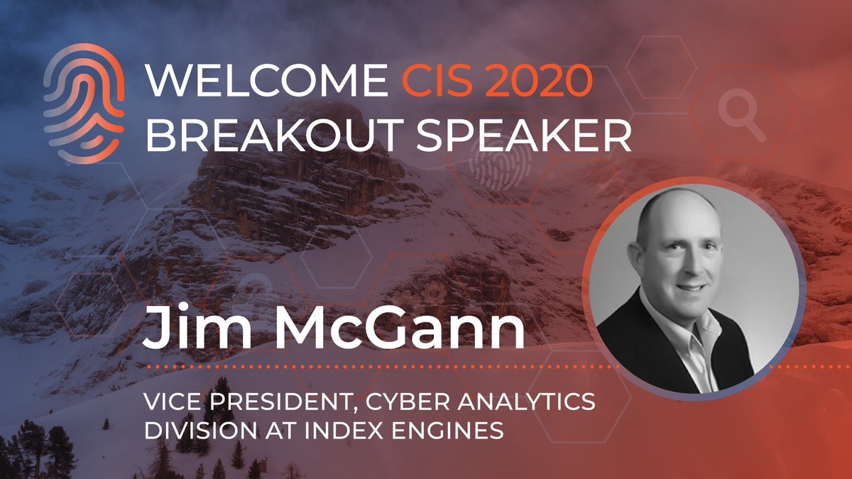 CyberIDSummit's tweet photo. We are excited to announce our newest speaker: Jim McGann, VP of Cyber Analytics @IndexEngines! He will be discussing ‘Cyber Recovery in the age of AI &amp; Machine Learning’. Discover the best practices to protect your organization from the growing threat of cybercriminals!👏🔒 https://t.co/ODZwd1RBwK