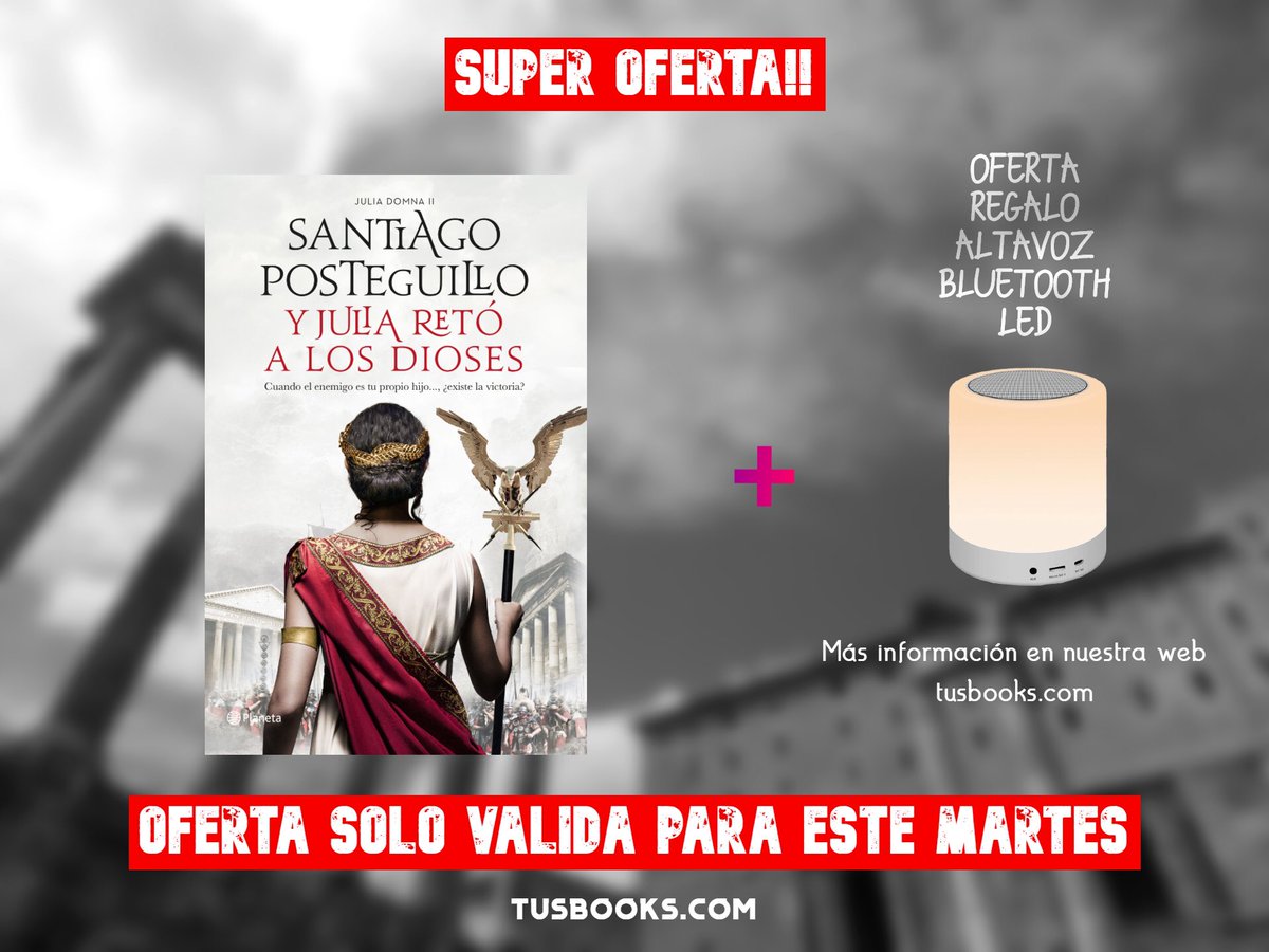 tusbooks's tweet photo. 🔴!!!SÚPER OFERTA PARA ESTE MARTES!!!💣💣 Consulta toda la promoción en nuestra web https://t.co/FYGCY9Q1QW https://t.co/TaPUKYiEuR
