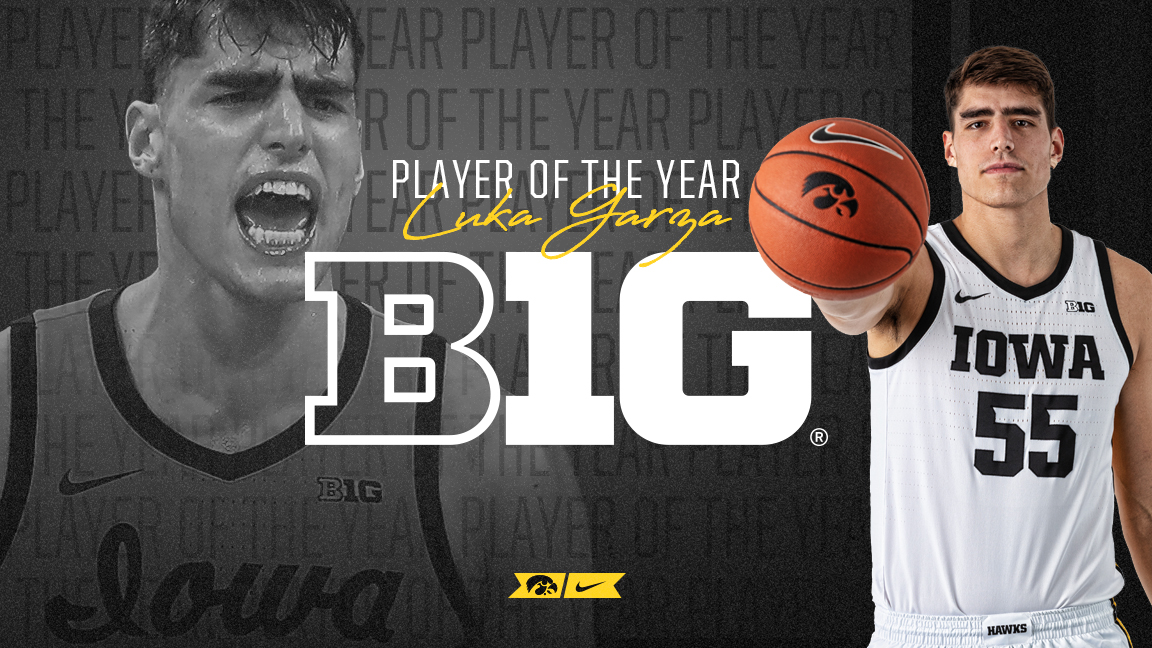 IowaHoops's tweet photo. “This is a dream come true. Being the first Hawkeye to win this award in 52 years means the world to me. You dream of moments like this.

I want to thank my teammates and coaches. To be honest, if I wasn’t in this program, I don’t think any of this would be possible." - @LukaG_55 https://t.co/mWxtUy3pm4