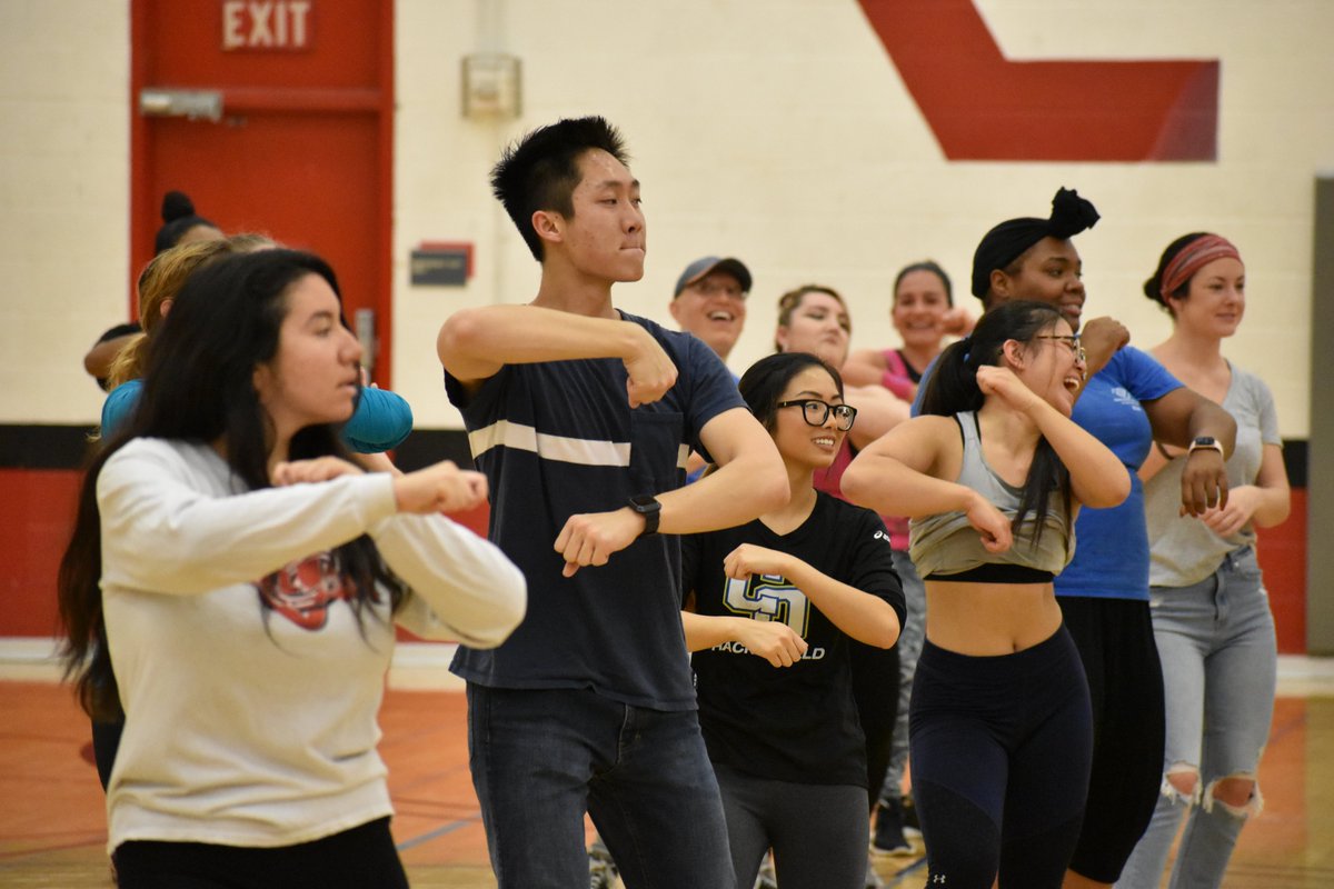 UNLVPEX's tweet photo. Zumba Party! Check us out on this Wednesday (March 11) from 10am - 11am in the South Gym of MPE. https://t.co/XQEXj6BKZf