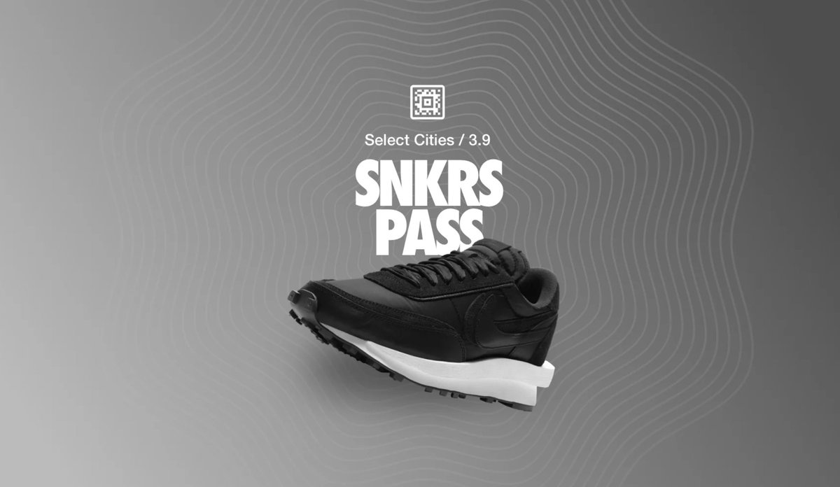 Ad: Nike SNKRS PASS! Sacai 