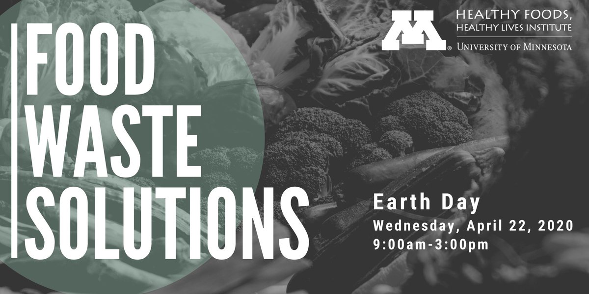 UMNSustain's tweet photo. According to the @USDA, more than 1/3 of all food in the US goes uneaten through loss or waste. Learn about what we can do about it at @umnHFHL's #FoodWaste Solutions event: #EarthDay 4/22 at @HHHSchool. Explore solutions w/ keynote speaker @TristramStuart https://t.co/lxKgMiMfmV https://t.co/LIBGygOc3x
