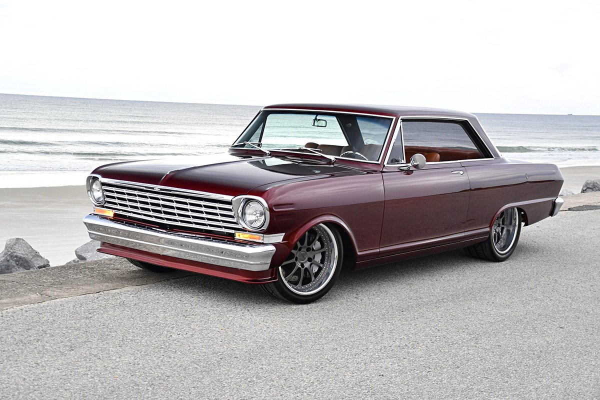 ForgelineWheels's tweet photo. Can you guess why they call it “The Brick?” Wayne’s #Chevy #Nova on #forgeline #ZX3P sports custom paint and loads of other goodies! https://t.co/z4zseg0RUJ https://t.co/Wfcqi0U5HQ