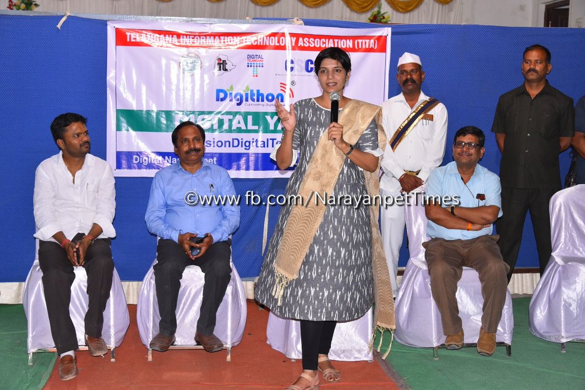 NRPT_Times's tweet photo. Narayanpet Digithon Digital Yatra

#MissionDigitalTelangana 
#DigitalYatra
@harichandanaias @CNarayanpet 
@jayesh_ranjan @sundeepmakthala @TelanganaIT @IndiaDigithon @Narayanpet_TS 
#NarayanpetTimes https://t.co/OwqfWPzx29