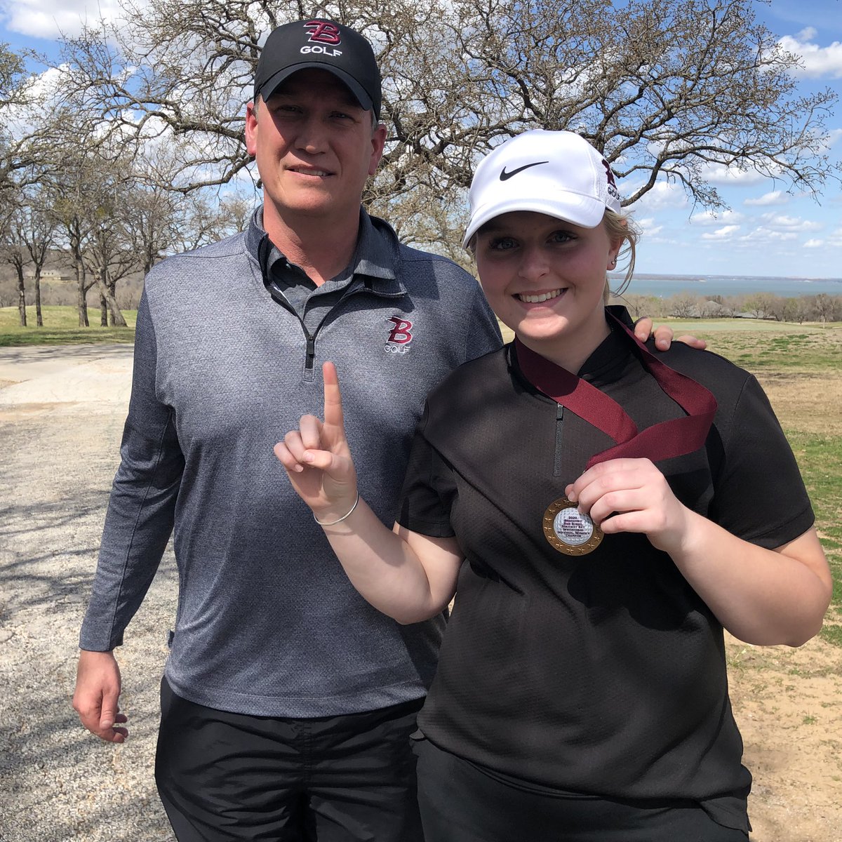 BportTXBulls's tweet photo. Senior Taite Read shoots an 84 to win 1st place at the BHS Runaway Bay Invitational. Our girls won 1st overall. Great day to be a Sissie! @bportgolfsquad https://t.co/wMFqLo6x8M