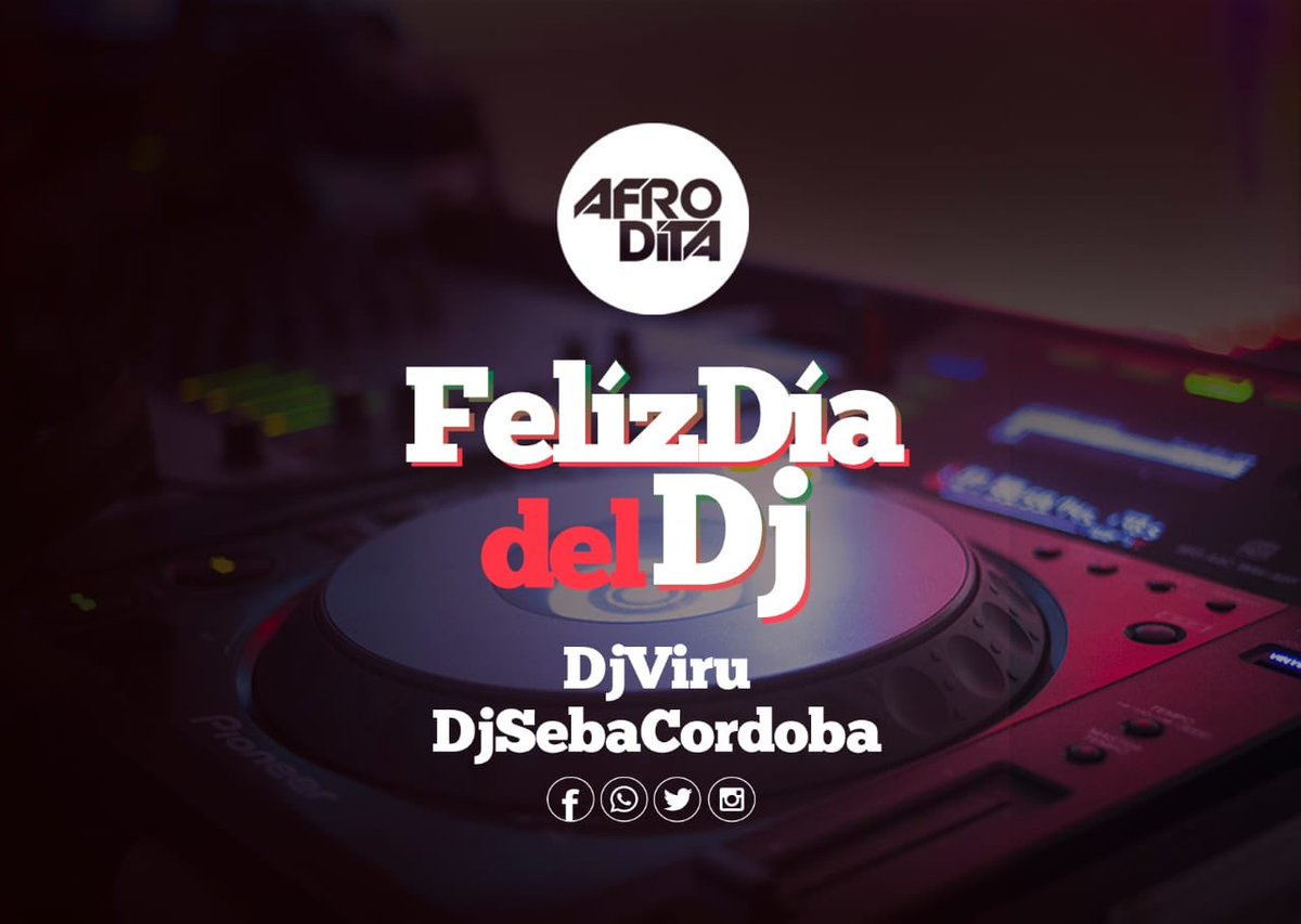 afroditadisco's tweet photo. Te hacen bailar hasta que los pies te quedan acalambrados, no les vas a decir feliz día? 
#FelizDia del Dj a nuestros residentes, y feliz Día a @chechuArbizu, parte de nuestro riñón https://t.co/DO5tiUK7Fx