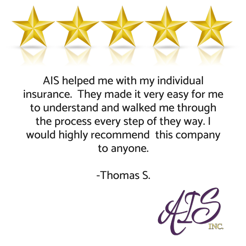 AISINC2's tweet image. We're happy to help individuals find the right insurance package. It can be overwhelming - the options, the terms - we get it. Call AIS at (913) 397-9400 today! #insurance #individualinsurance #groupinsurance #5starreview #kansascityinsurance #localinsuranceagents
