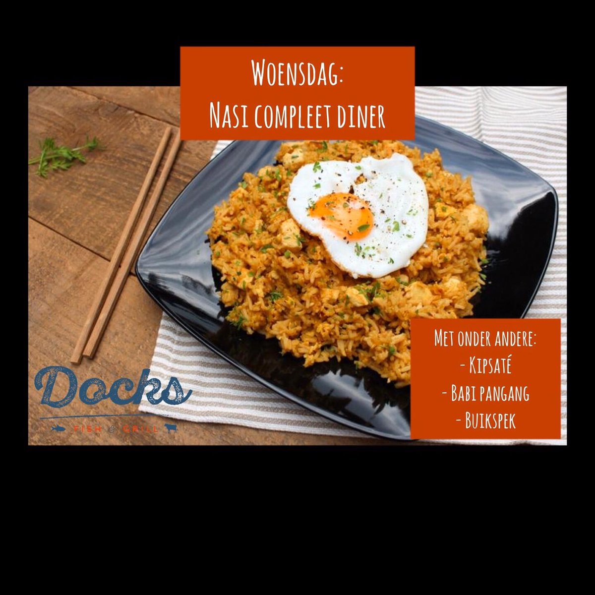 Kom gezellig genieten van de breek de week docks familie special.
#iedereweekietsspeciaals