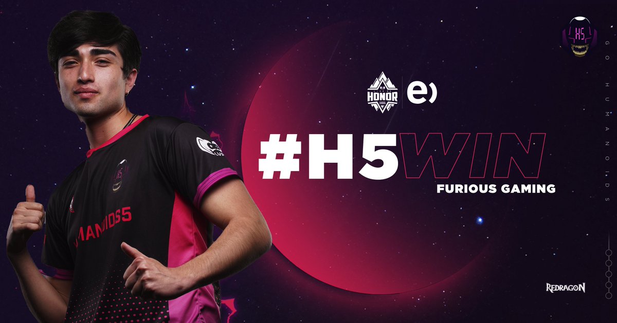 Humanoids_5's tweet photo. ¡GG WP @FuriousGamingLA !
¡Luego de una partida muy intensa hemos logrado la victoria! ¡Seguiremos trabajando para llevarnos también el punto de mañana! 🛸
Gracias por acompañarnos 👽
#BeHumanoid #GOH5 @RedragonCL https://t.co/5Iu9MUxdRm
