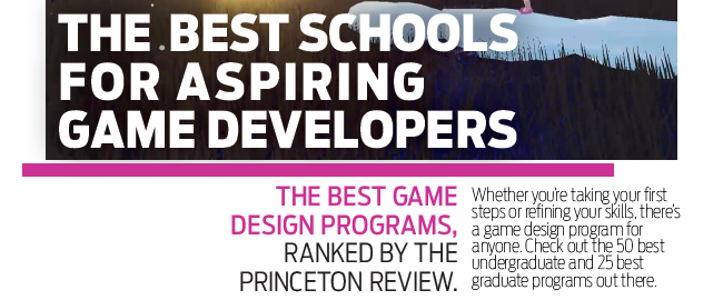 whereisgj's tweet photo. Proud to share @bloomfieldedu rose to 30th on The Princeton Review's Top Schools For Game Design.

so grateful to work w/ such smart &amp; dedicated teachers: @ihavefivehat @snakesandrews @RobCanciello @BrianSChung @ACMenes, Tom, Chris, &amp; until his passing, @Jose_EZR (rest in peace). https://t.co/eFnXt5Oy59