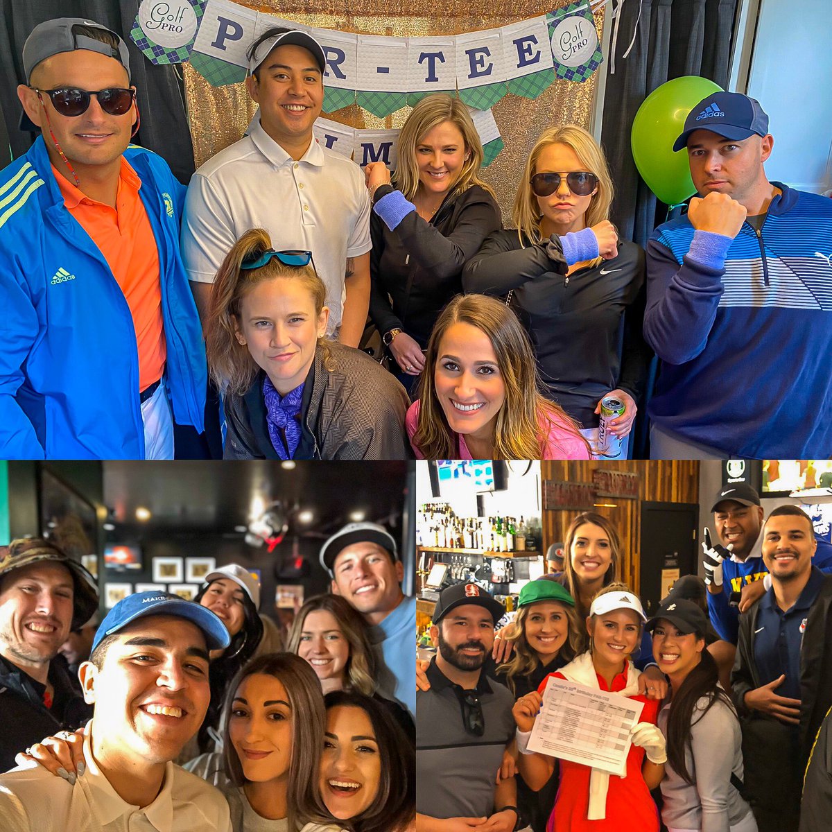 sassycassie92's tweet photo. 28 feelin GR8🎂 shout out to all 50 of these amazing humans for helping me celebrate another birthday PAR-TEE I will surely never FORE-get🥳 I’m so thankful 😭 #barGOLF #talkbirdietome #holeinone ⛳️🍺🏌️‍♀️ https://t.co/nbbqV9L4H7