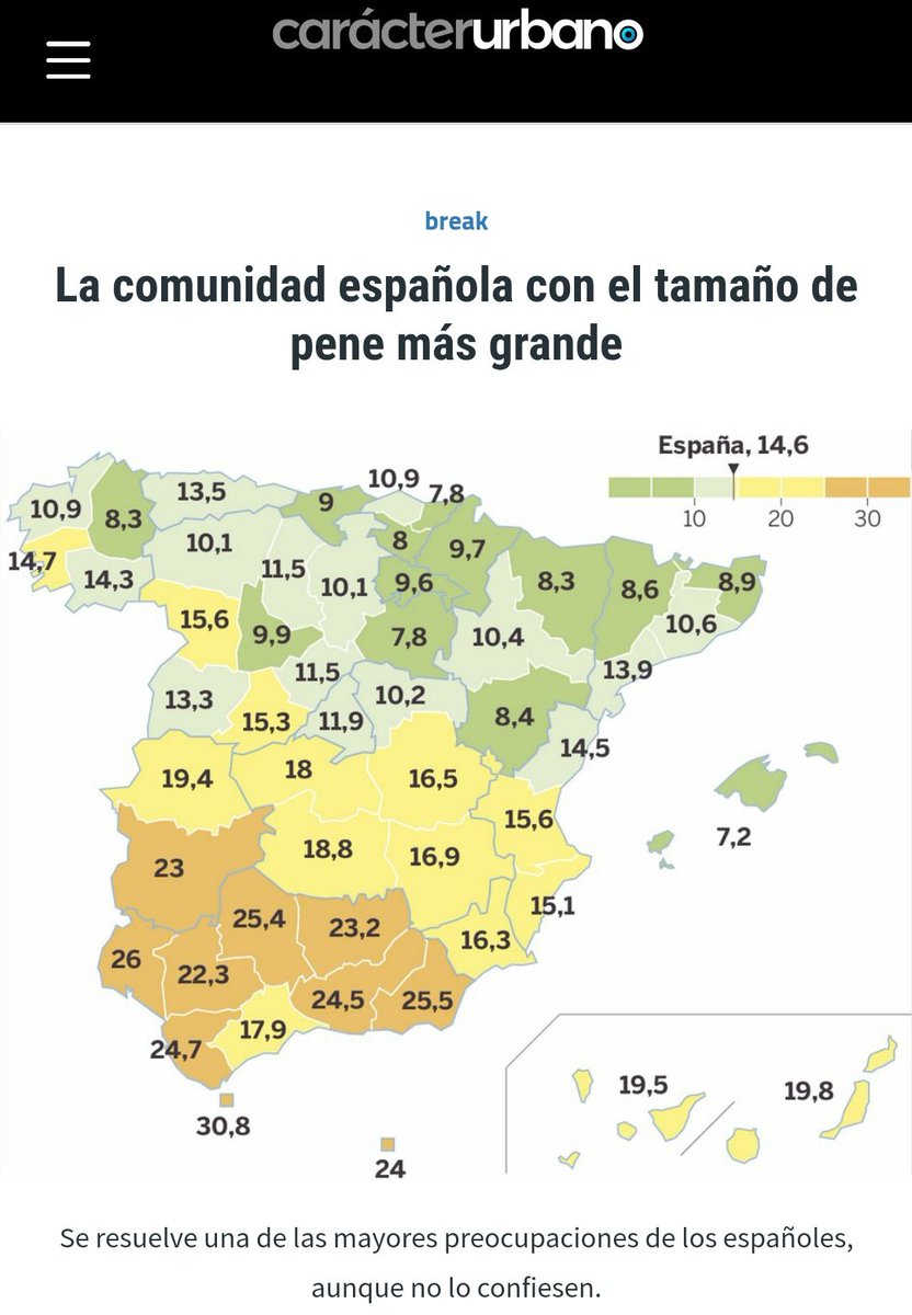 RTVE ha publicado un mapa ilustrando los casos de coronavirus en España cuando en realidad se trata de un mapa del tamaño medio de pene por comunidades, lo acaban de borrar estoy llorando