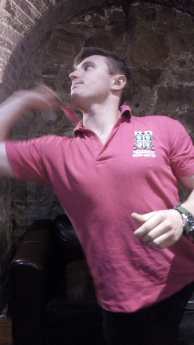 UCDC_C's tweet photo. May as well call it 0-2 to @CwoodCDarts when this man steps up to the oche https://t.co/oBMv2BEguq