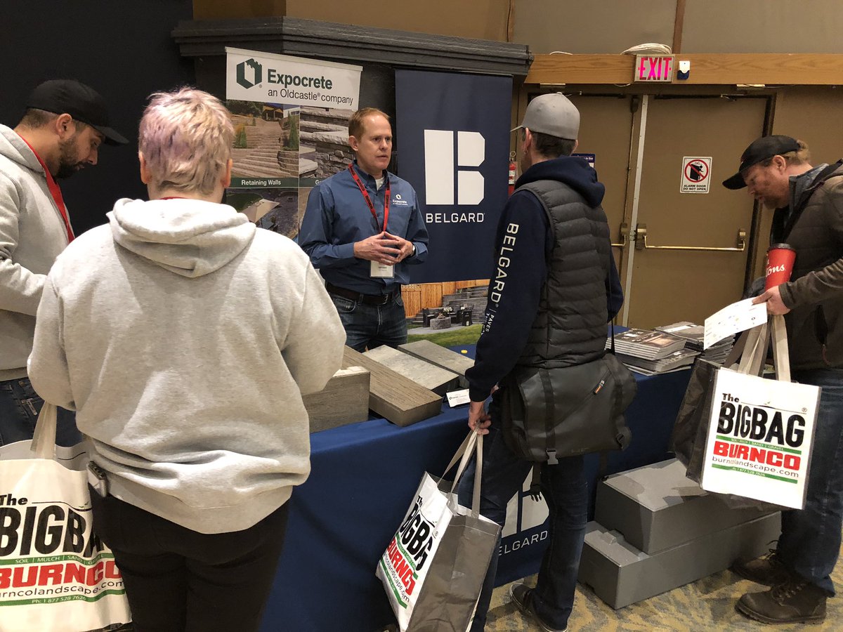 SiteOneCanada's tweet photo. MORE ACTION SHOTS from our BURNCO EXPO over in Calgary, AB last Thursday! Thanks to everyone who stopped by to say hi! π
.
.
#BURNCOexpo2020 #expo #2020 #letsdothis #BURNCOevents #biggerandbetter #letslandscape #hardscapes #hardscapeeducation #contractorsofinsta #BURNCOLandscape https://t.co/8v1k9zKaBa
