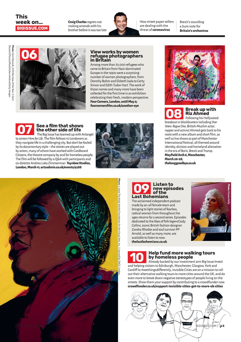 HiddenNotes_'s tweet photo. Hidden Notes vol.2 featured in the Big List in this week's @BigIssue SW - pick up a copy from your local vendor ;) Weekend tickets close to selling out - limited day tickets on sale soon! 👇https://t.co/YxShIy3KH9 #stroud @OctatonicRecs  #beineine #bigissue https://t.co/0JulOV3gSX
