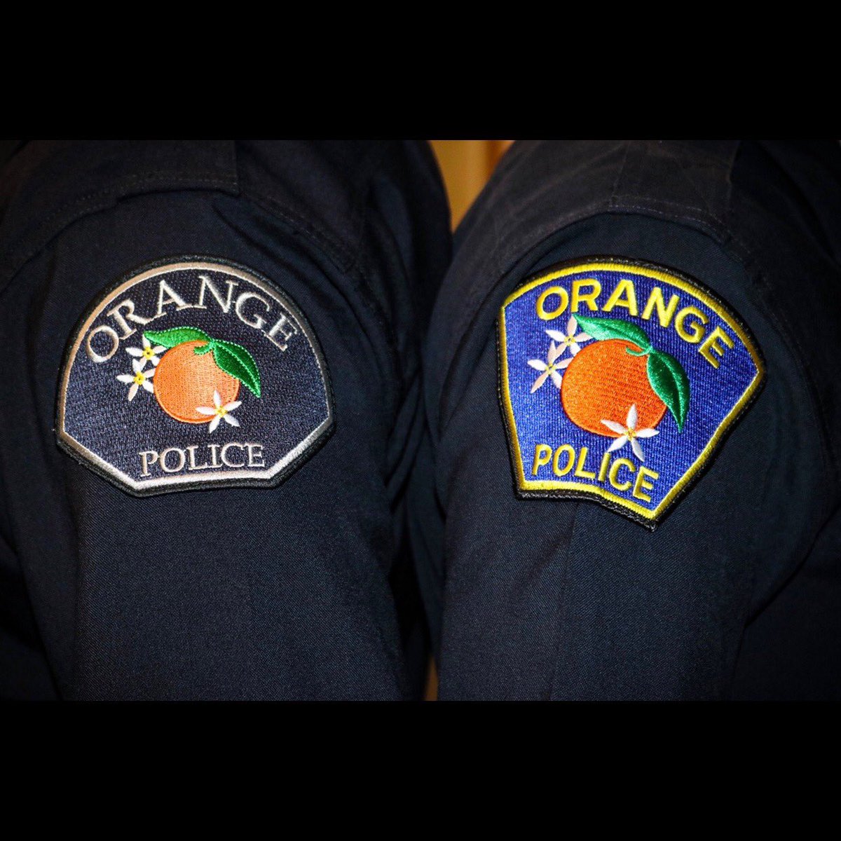 CityOfOrangePD's tweet photo. The Orange Police Department has a new look!    Today we are pleased to announce the City of Orange Police Department’s NEW patch and badge!  
#OrangePD #CityofOrange #badge #patch #police https://t.co/aVyW3tdybS