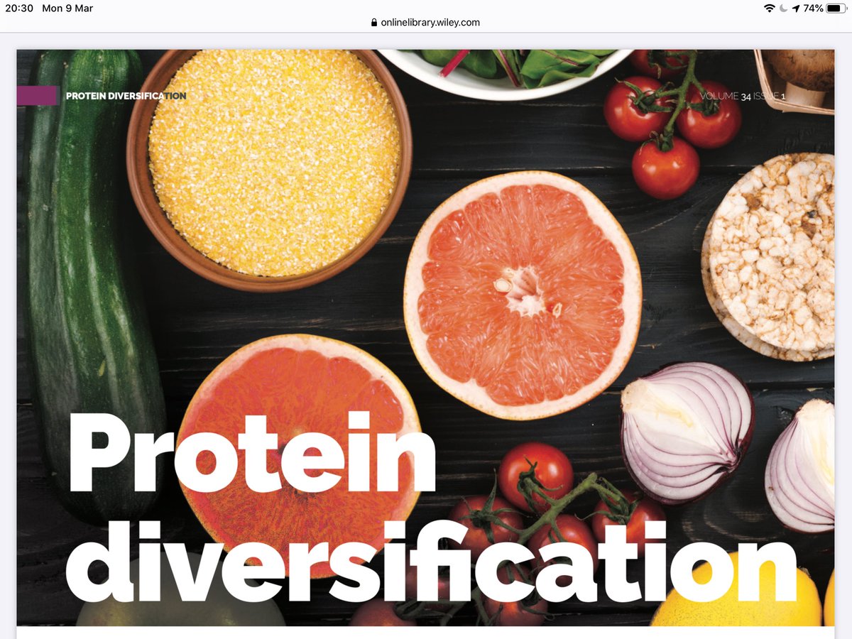 Protein diversification article.  Models of sustainable protein supply developed at <a href="/UoLNCFM/">National Centre for Food Manufacturing, UK</a>  <a href="/UoLScience/">College of Science, University of Lincoln, UK</a>  Pleasure working with Wayne Martindale <a href="/rivelinlime/">Wayne Martindale</a> &amp; Tom Æ Hollands #sustainable #personalisation Article here - lnkd.in/ewAsQgJ