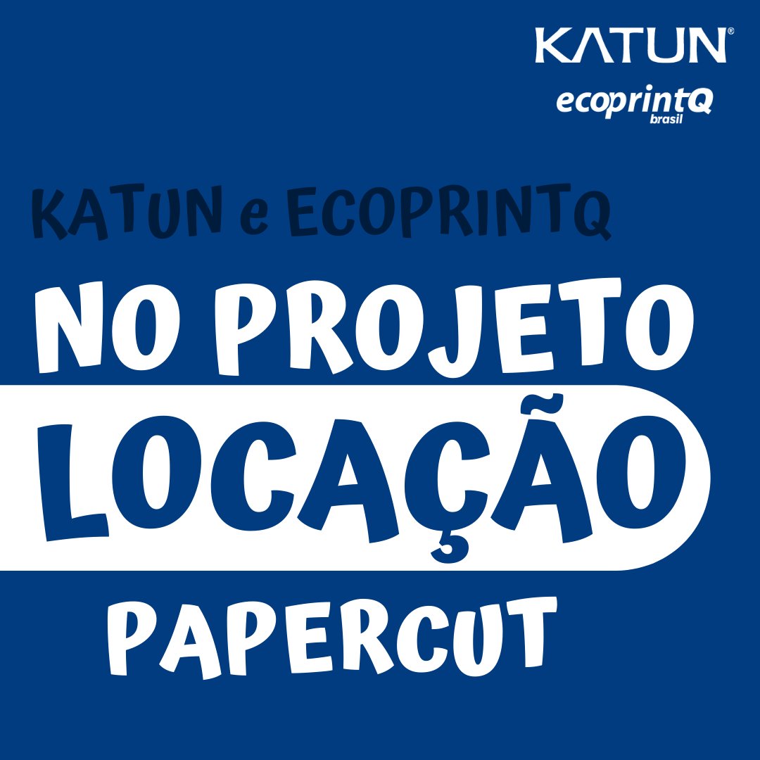ecoprintQbr's tweet photo. Faça sua cotação com a Katun ou EcoprintQ no projeto Locação PaperCut!

#KATUN #EcoprintQ #PaperCut https://t.co/GVntSDt1hu