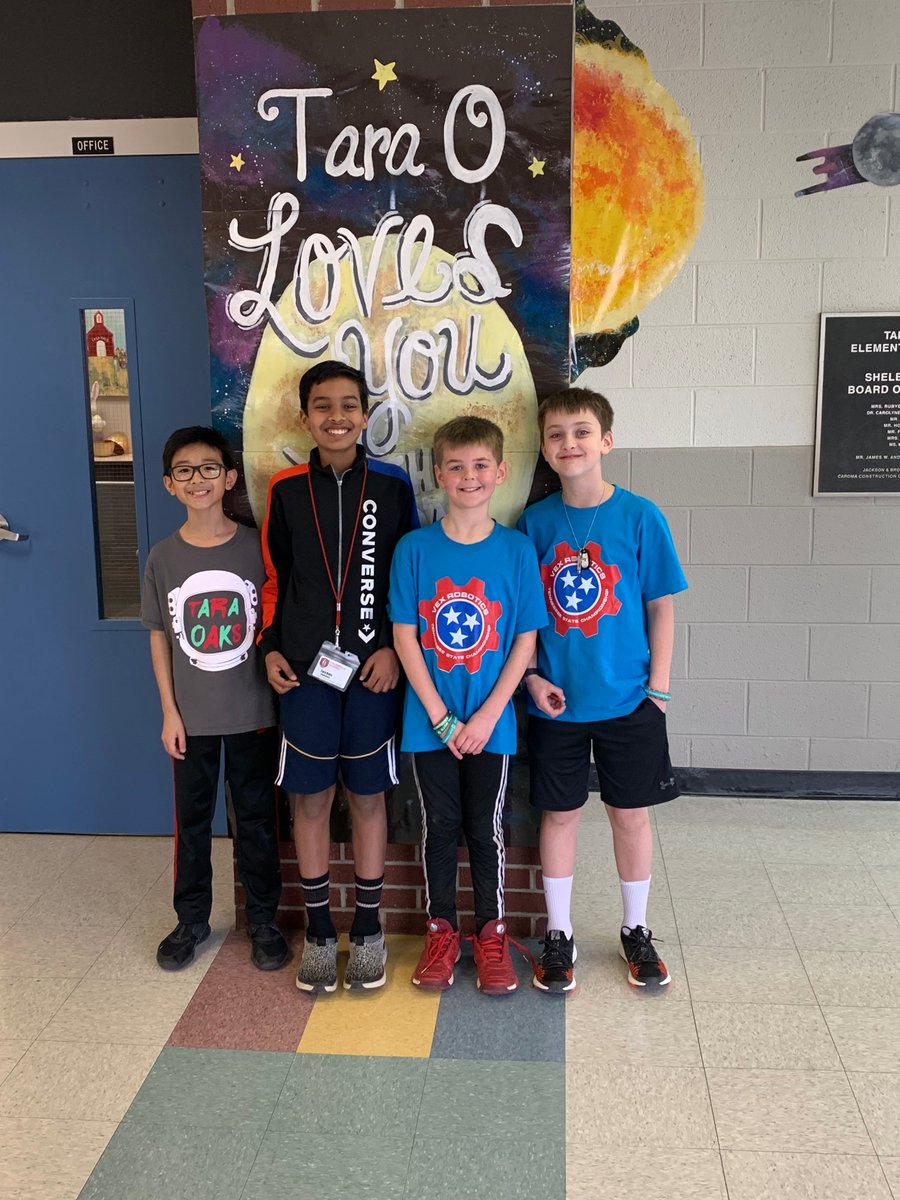 RisaElder's tweet photo. Team 53976D is heading to the Vex IQ World Competition! These young men worked so hard to earn their invitation &amp; we could not be more proud of them! They represent @TaraOaks_ES , @cville_schools &amp; @REC_Foundation  with integrity, tenacity and selflessness- way to go boys! https://t.co/J7p2i8v3nV
