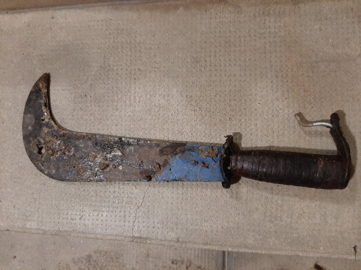 Mon dernier #ramassage de #déchets entre #Valognes et #SaintCyrBocage fut très fructueux. Avec encore de sacrées #trouvailles. Plus de 70 #canettes #Desperados, des sacs #poubelles jetés en pleine #nature, des verres (à #bière, à #Martini), et même une #machette. Dingue ! #Manche