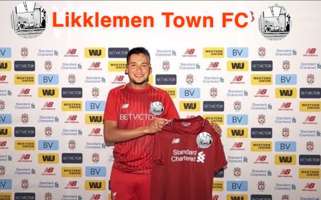 likklemen's tweet photo. Still awaiting to hear back from Fatzio! But doesn’t he look good in our away kit! #Likklesmile https://t.co/FlsdbgmQfs
