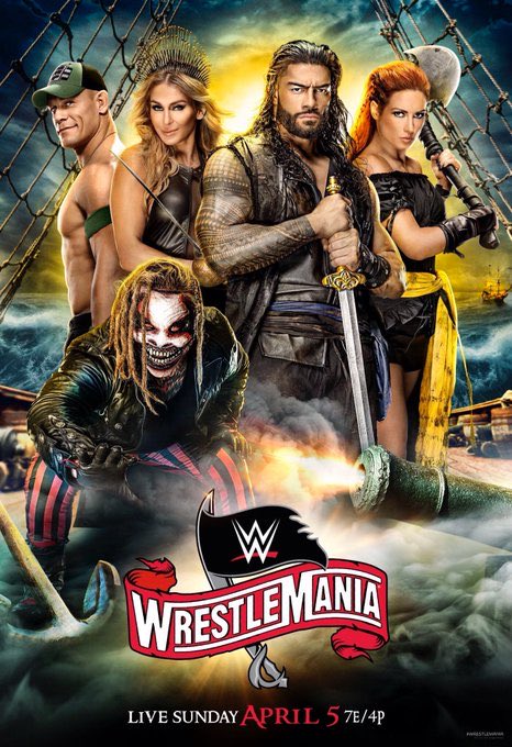 CanBeOnly1Leage's tweet photo. #WrestlingCommunity
#MainEventMonday #MondayFollowTrain #FollowTrain
Describe this #Wrestlemania36 poster in one word or a gif
#WWE #RAW #Smackdown https://t.co/eZFK4wdpZp