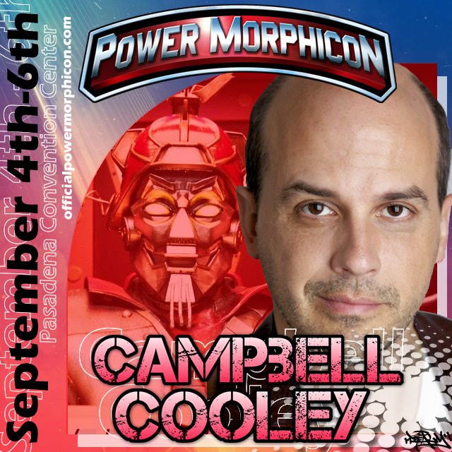 Ranger_Liz's tweet photo. Power Morphicon posted new guests! Lots of great additions but HOLY SCROZZLE @CampbellCooley is coming to America! Go meet him! https://t.co/qYFJpAoMQY