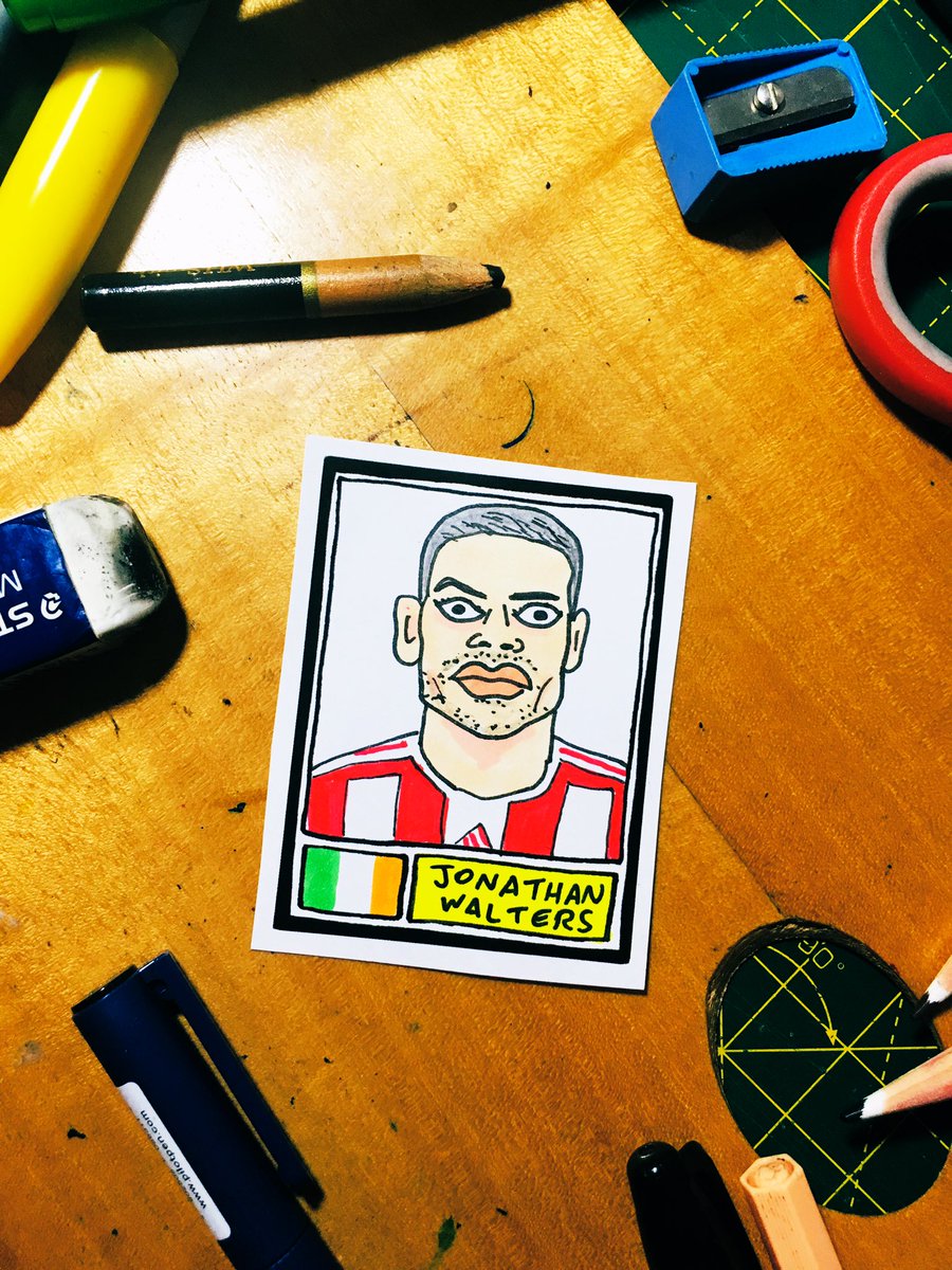 CheapPanini's tweet photo. Stoke City, brace yourselves: we are drawing you ✍🏻

36 wonky Potters icons coming, drawn by two people who find drawing a bit of a challenge. Judging by our attempt at Jonathan Walters here, disaster seems likely.

Suggestions please 💡
RTs appreciated 🙏🏻 https://t.co/srPA7v6Edw