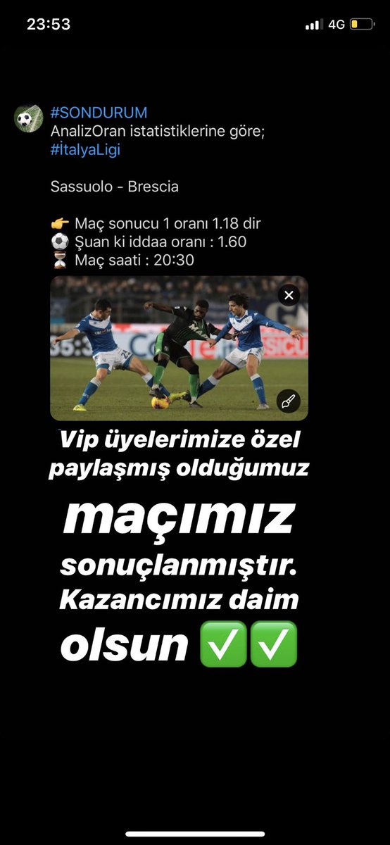 Günü 5/4 ile güzel kapatıyoruz. Kazancımız daim olsun..
instagram.com/analizoranvip