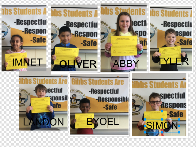 Way to shine! Great job being respectful, responsible, and safe. Congratulations!