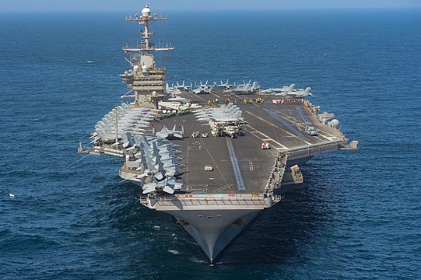 USS Eisenhower  #CVN69 CSG has transited the Suez Canal and is now in the Red Sea, entering 5th fleet AOR. #USNavy now has 3 carrier groups in the 5th Fleet AOR: USS Truman  #CVN75 and USS Eisenhower  #CVN69 CSGs as well as Bataan ARG  #LHD5.