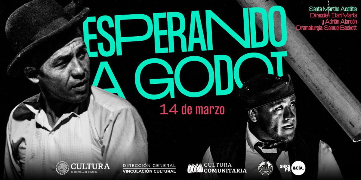 shakespeareycia's tweet photo. ¿Teatro en la cárcel? ✔ ✔
Hoy, último día para conseguir tu boleto de Esperando a Godot. Mándanos tu nombre completo y CURP a teatroyprision@foroshakespeare.com https://t.co/TVKeaPcgA1