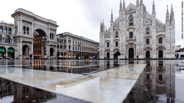cnnbrk's tweet photo. The whole country of Italy is now on lockdown to protect citizens from coronavirus, Italian Prime Minister Giuseppe Conte says. Follow live updates: https://t.co/NBOZ9X9IqN https://t.co/WVQcc8Pg0r