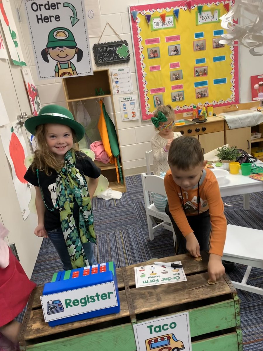 ashleymsnider's tweet photo. Feeling lucky? 🍀 Come check out what’s cookin’ in Room 107! Taco 🌮 ‘bout some great service and cute cooks! 👩🍳 #MESRocks #foodtrucksandfriends #onlyrowan #GAPreK https://t.co/Q9xZKuIUvu