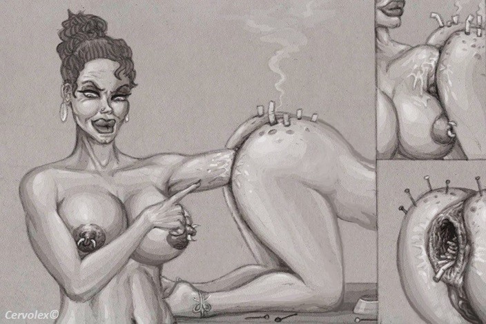 Anal Fisting Artwork - X ä¸Šçš„Cervolexï¼šã€ŒDeep fisting #nfsw #porn #drawing #sketch #fisting #anal  #bdsm #mistress #lezdom #femdom #pain #slave #gape https://t.co/hQLSWpKnLHã€  / X