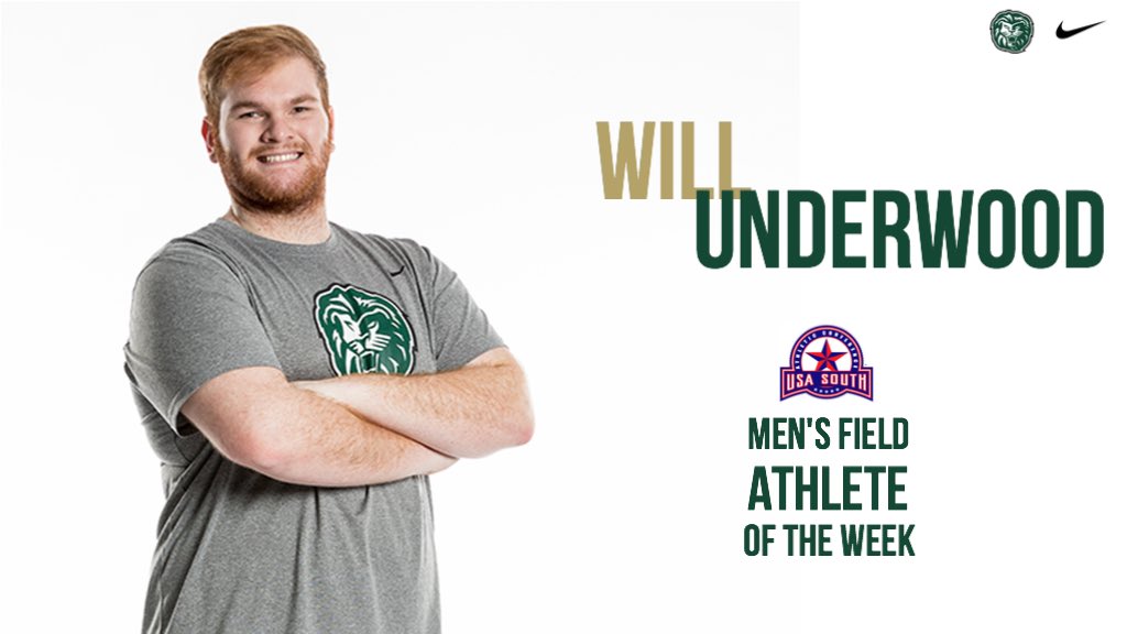 PiedmontTFXC's tweet photo. Underwood takes Field Athlete of the Week! https://t.co/p6hH9aj2N3