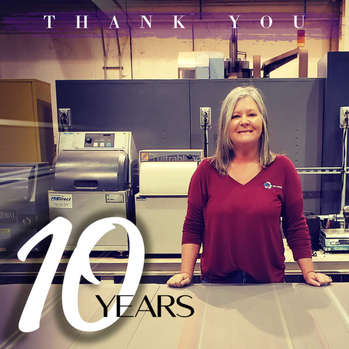 KWContainer's tweet photo. Join us in congratulating Theresa Justice on her 10 year milestone! Theresa works at our home base in Troy, Alabama, as the Quality Coordinator for all #KWContainer locations.
Thank you for the past 10 years, Theresa, we hope to celebrate 10 more; enjoy your #KWCANniversary! https://t.co/gWa8BG291A