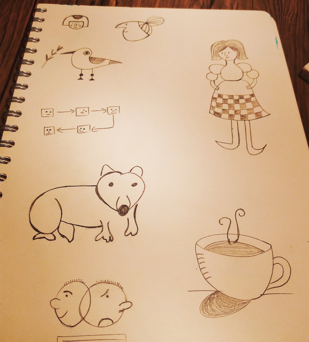 Some of my #illustration from the past. Found these when I was searching for a totally different thing. #creativitymatters #Sketching
