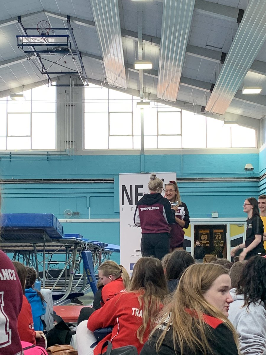 An amazing weekend for Hallam tramps at Sheffield Open becoming overall comp winners again meaning we have now won the league with one comp still to go! Well done to everyone 🤩🏆 next stop VARSITY &amp; BUCS 💪🏻 @TeamHallam #teamhallam