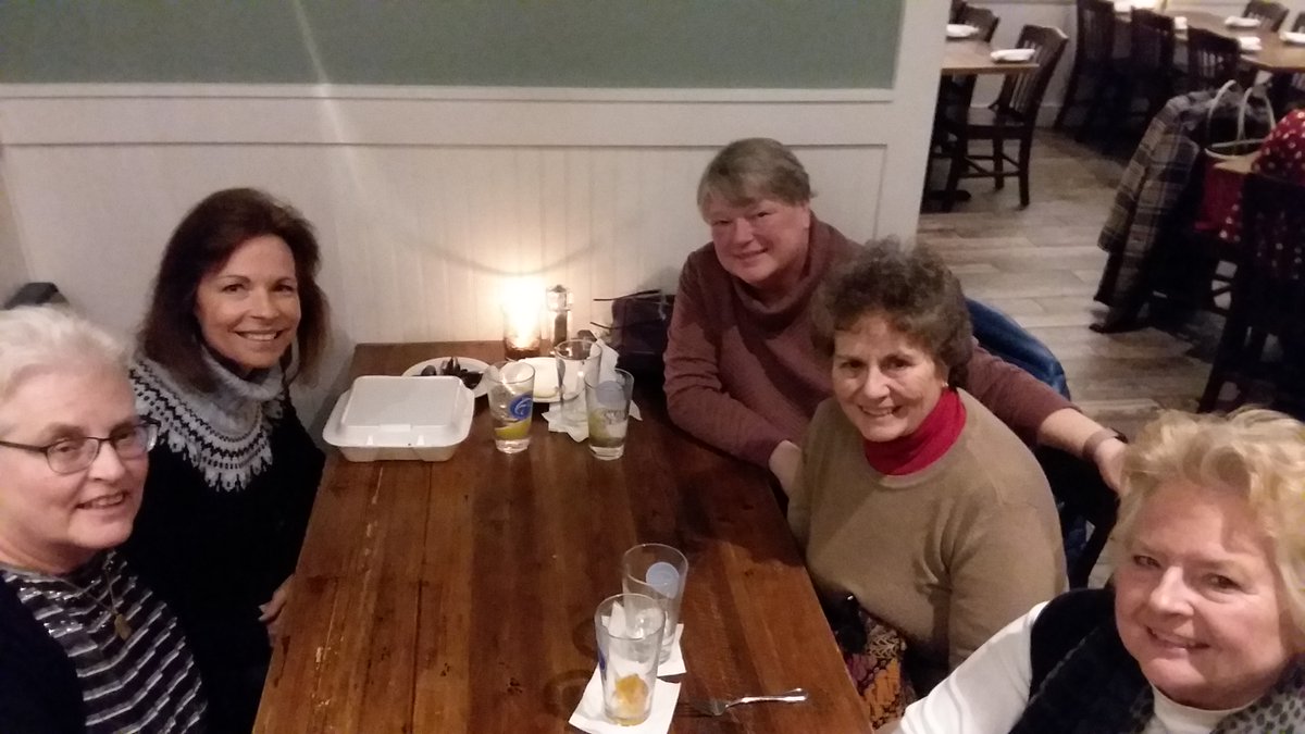 Celebrating an early Girl Scout Week and late Thinking Day with my Girl Scout Leader friends.