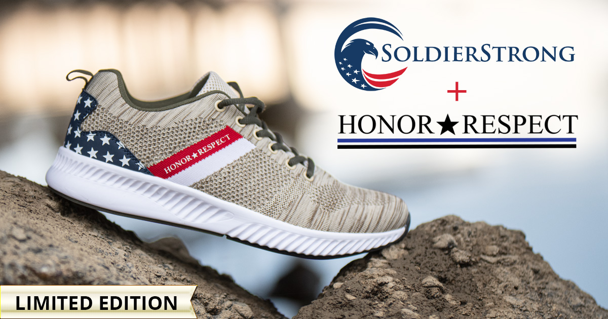 honor and respect athletic shoe
